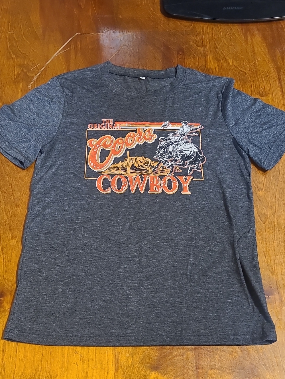 Coors The Original Cowboy Graphic Tee In Gunsmoke